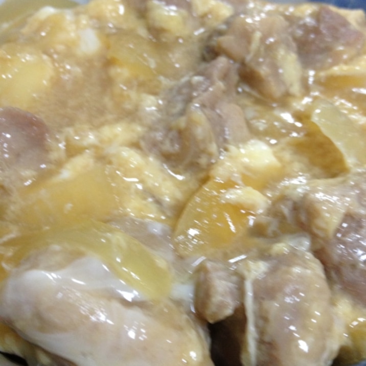 一気に3人分!我が家の親子丼